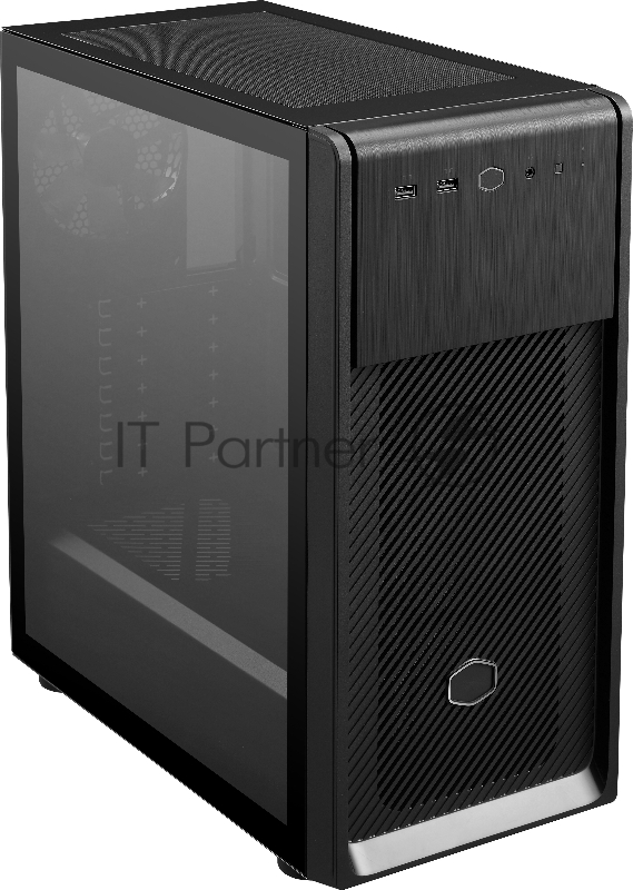Корпус без блока питания Cooler Master Elite 500, 2xUSB3.2, 1x120Fan, w/o PSU, Black, w/o ODD, Window TG left panel, ATX