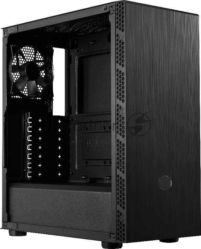 Корпус без блока питания Cooler Master MasterBox MB600L V2 w/o ODD, 2xUSB3.2, 1x120Fan, w/o PSU, ATX, Black