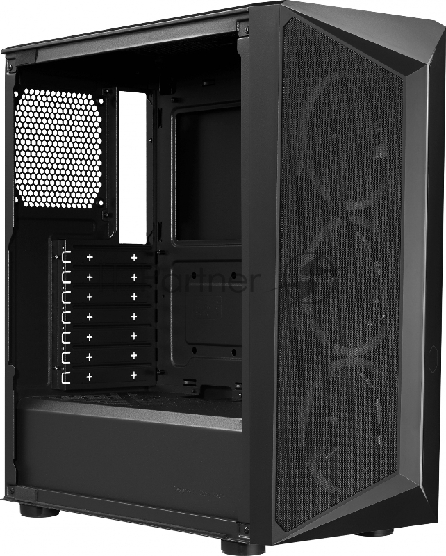Корпус Cooler Master MasterCase CMP 510, USB3.0x1, USB2.0x1, 3x120ARGBFans, Black, ATX, w/o PSU