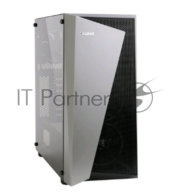 Корпус ZALMAN S4 Plus, ATX, BLACK, WINDOW, 1x5.25, 4x3.5, 1x2.5, 2xUSB2.0, 1xUSB3.0, FRONT 2x120mm, REAR 1x120mm