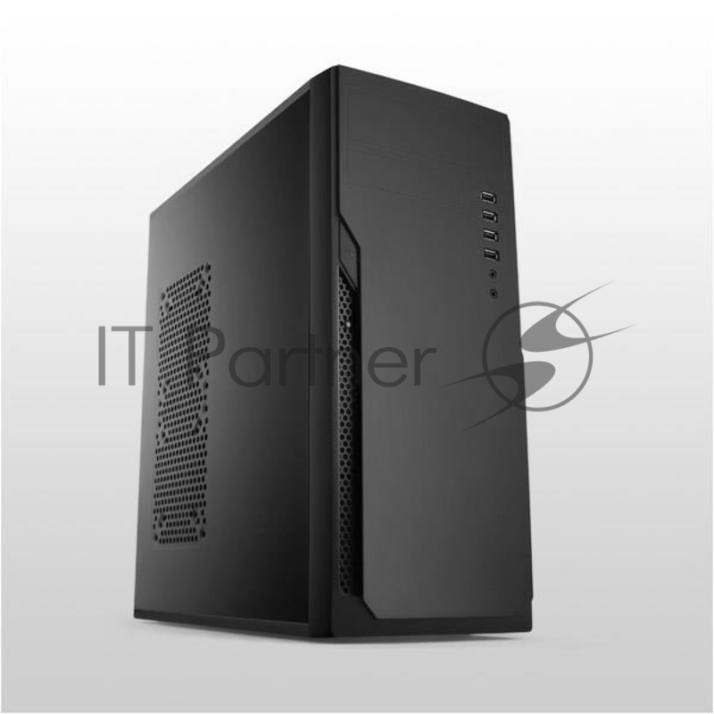 Корпус c блоком питания 500 Ватт Case Foxline FL-301, ATX, 1x5.25EXT, 1x3.5EXT, 4x3.5INT, 4xUSB2.0, HDA, w/o FAN, w/500W ATX PSU, w/1.2m EU pwr cord