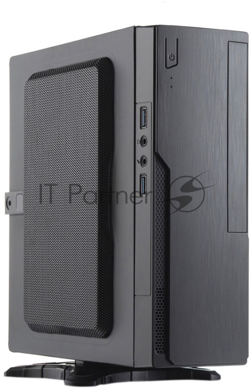 Корпус с блоком питания 220Вт. Case Foxline FL-BQ5, mITX, 1x5.25EXT(slim), 1x2.5INT, 2xUSB3.0, HDA, 1x40fan, w/220W TFX PSU, Tool-Free, w/1.2m EU pwr cord