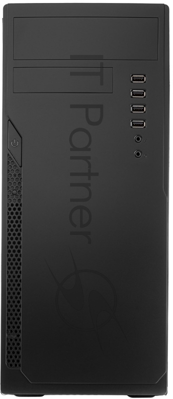 Корпус c блоком питания 450 Ватт Case Foxline FL-301, ATX, 1x5.25EXT, 1x3.5EXT, 4x3.5INT, 2xUSB2.0, 2xUSB3.0, HDA, w/o FAN, w/450W ATX PSU, w/1.2m EU pwr cord