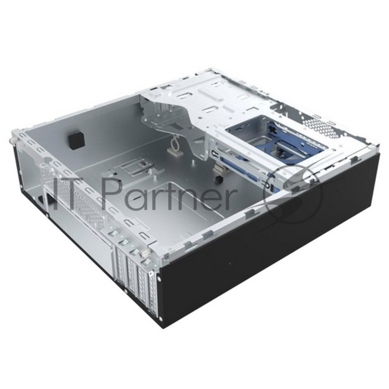 Корпус с блоком питания 300Вт. Сase Foxline mATX Desktop 300W, 2xUSB3.0, 2xUSB2.0, toolless, Black, 8cm. fan, powercord