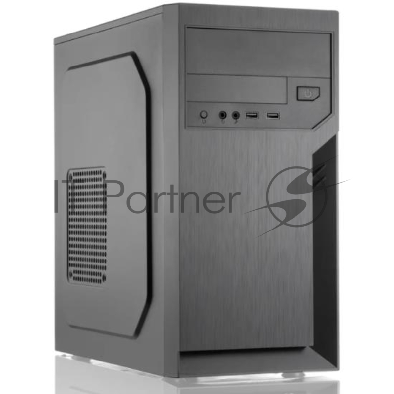 Корпус с блоком питания 450Вт. Case Foxline FL-702, mATX, 1x5.25EXT, 1x3.5EXT, 2x3.5INT, 2xUSB2.0, HDA, w/o FAN, w/450W ATX PSU, w/1.2m EU pwr cord