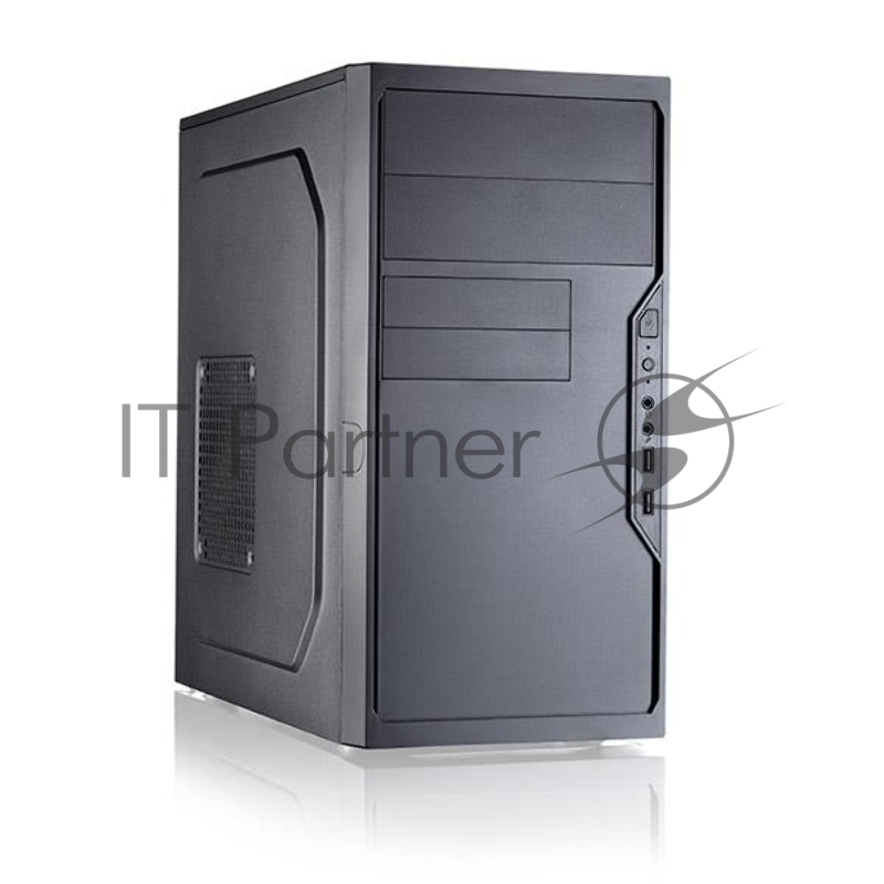 Корпус с блоком питания 450Вт. Case Foxline FL-733, mATX, 2x5.25EXT, 2x3.5EXT, 5x3.5INT, 2xUSB2.0, HDA, w/o FAN, w/450W ATX PSU, w/1.2m EU pwr cord