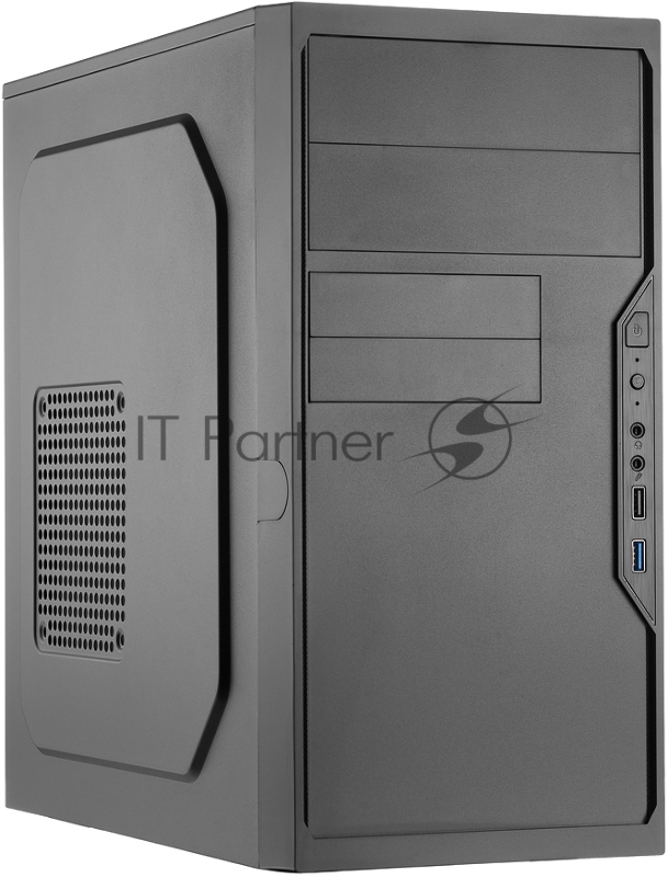 Корпус с блоком питания 450Вт. Case Foxline FL-733, mATX, 2x5.25EXT, 2x3.5EXT, 5x3.5INT, 2xUSB3.0, 2xUSB2.0, HDA, w/o FAN, w/450W ATX PSU, w/1.2m EU pwr cord