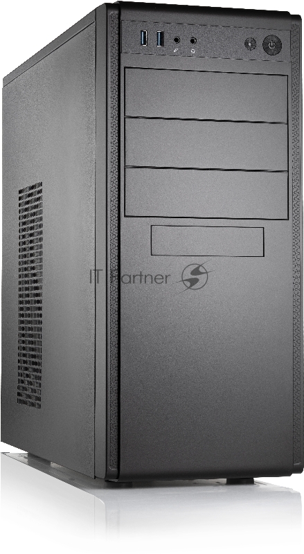 Корпус без блока питания Case Foxline FL-886 ATX case, black, w/o PSU, w/2xUSB3.0, w/o pwrcord, w/o FAN