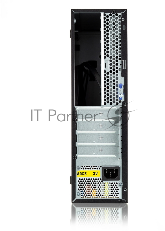 Корпус с блоком питания 300Вт. Foxline FL-1001 mATX case, black, w/PSU TFX 300W, w/2xUSB2.0+2xUSB3.0, w/1xcombo audio, w/pwr cord, w/ 8cm FAN