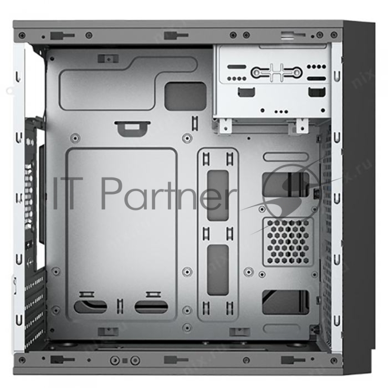 Корпус без блока питания Case Foxline FL-702, mATX, 1x5.25EXT, 1x3.5EXT, 2x3.5INT, 2xUSB2.0, HDA, w/o FAN, w/o PSU