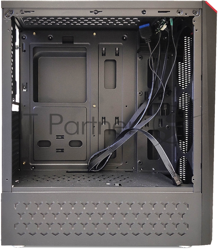 корпус для ПК без БП CASE HIPER HG-C101 THETIS (ATX, SPCC0.5, USB3.0+USB2.0, VGA Max 310mm, Buttom PSU, Black)