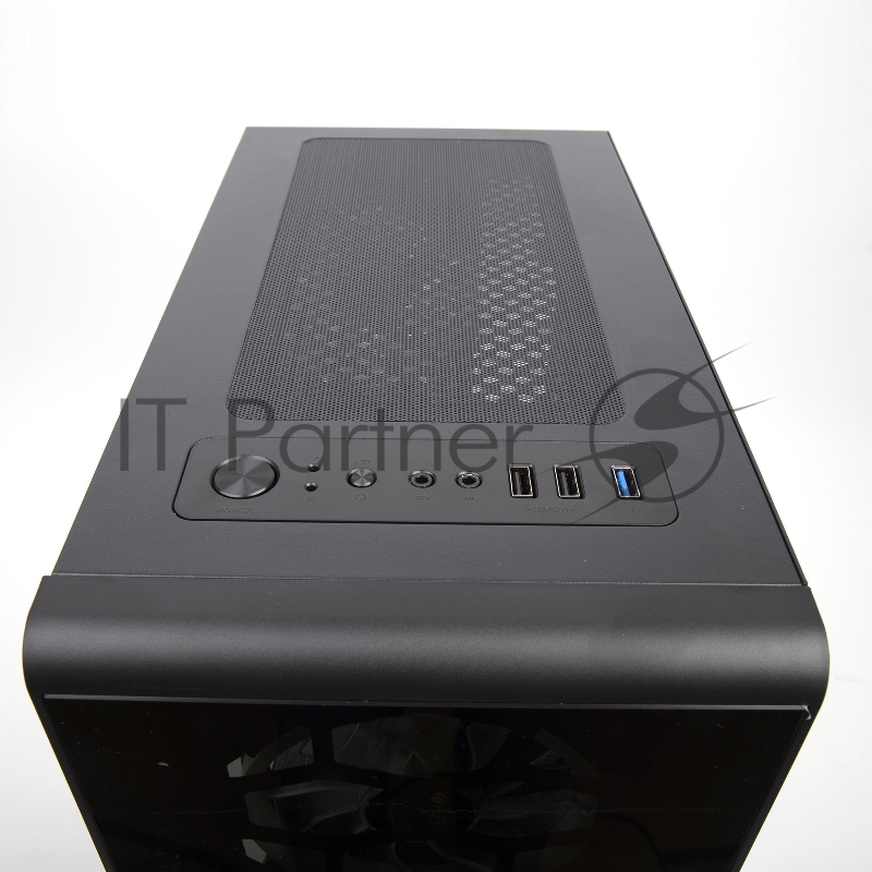 Корпус PC CASE HIPER HG300 TWILIGHT (w/o PSU, USB+HD audio, 1*RGB rear fan, 3*RGB front fan) BLACK