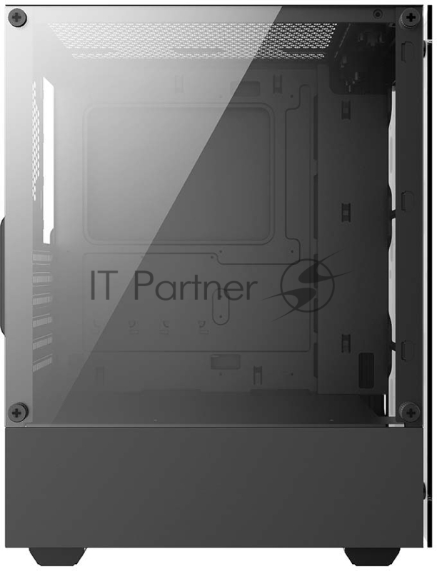 Корпус PC CASE HIPER HG302 SHADOW (w/o PSU, USB+HD audio, W/O fan) BLACK