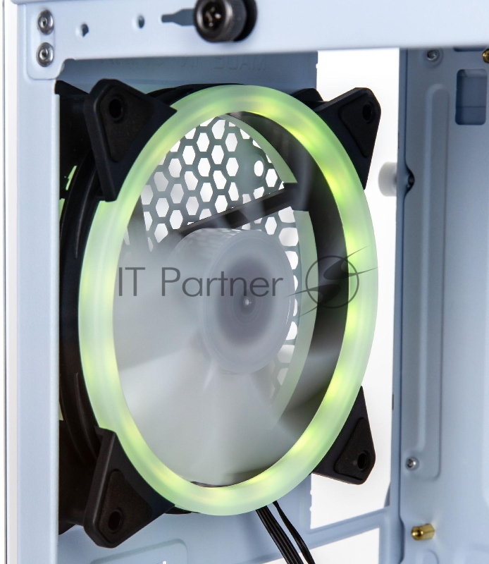 Корпус PC CASE HIPER MG100 WIND (w/o PSU, USB+HD audio, 1*RGB rear fan, 3*RGB front fan) BLACK