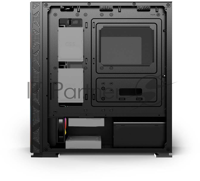 Корпус PC CASE HIPER WG301 HUND (w/o PSU, USB+HD audio, W/O fan) BLACK