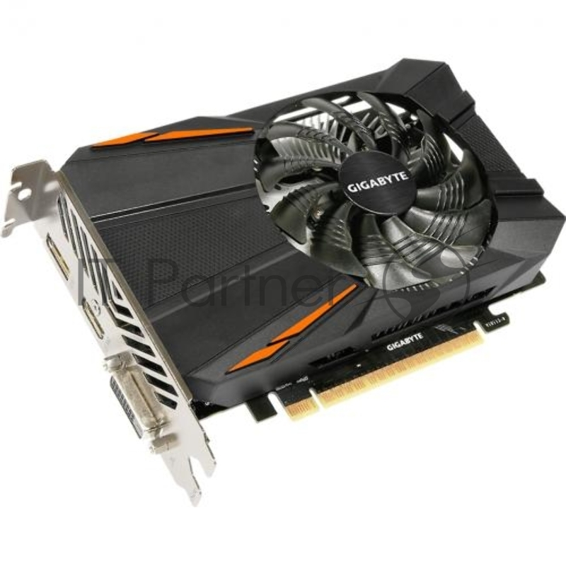 Видеокарта GIGABYTE GV-N105TD5-4GD GeForce GTX 1050TI 4Гб, GDDR5, OC, Ret