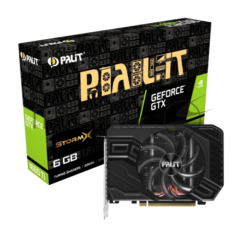 Видеокарта PALIT PA-GTX1660TI STORMX 6G PCIE16 GTX1660TI 6GB GDDR6