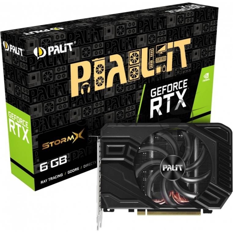 Видеокарта PALIT PA-GTX1660TI STORMX 6G PCIE16 GTX1660TI 6GB GDDR6