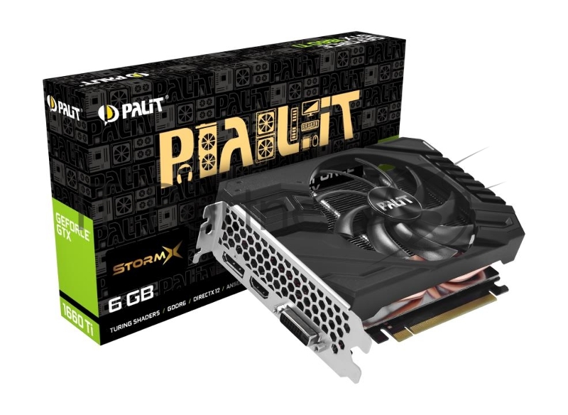 Видеокарта PALIT PA-GTX1660TI STORMX 6G PCIE16 GTX1660TI 6GB GDDR6