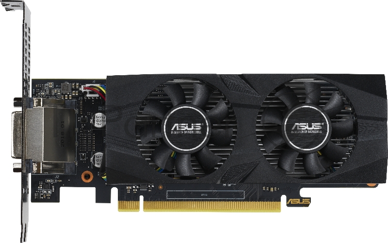 Видеокарта ASUS GTX1650-O4G-LP-BRK /GTX1650,DVI,HDMI,DP,4G,D5