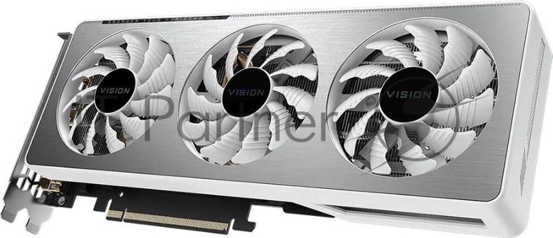 Видеокарта Gigabyte GV-N306TVISION OC-8GD 2.0 LHR PCI-E 4.0 NVIDIA GeForce RTX 3060Ti 8192Mb 256 GDDR6 1755/14000/HDMIx2/DPx2/HDCP Ret