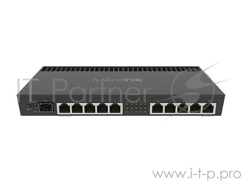 Сетевое оборудование MikroTik RB4011iGS+RM Маршрутизатор 1.4ГГц, 4 ядра, 1GB RAM, 512MB NAND, 10x 10/100/1000 LAN, 1 SFP+