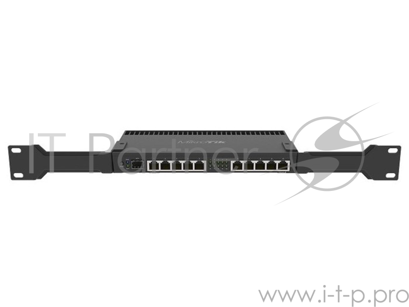 Сетевое оборудование MikroTik RB4011iGS+RM Маршрутизатор 1.4ГГц, 4 ядра, 1GB RAM, 512MB NAND, 10x 10/100/1000 LAN, 1 SFP+