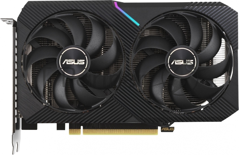 Видеокарта ASUS DUAL-RTX3060TI-8G-MINI-V2 LHR GDDR6 HDMI 3xDP RTL