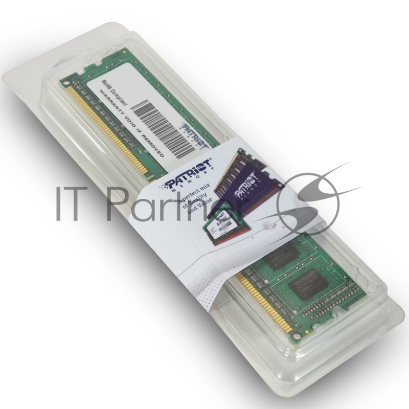 Модуль памяти Patriot DIMM DDR3 4Gb 1333MHz PSD34G133381 RTL PC3-10600 CL9 240-pin 1.5В