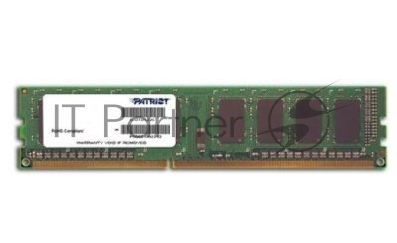 Модуль памяти Patriot DIMM DDR3 8GB (PC3-12800) 1600MHz PSD38G16002