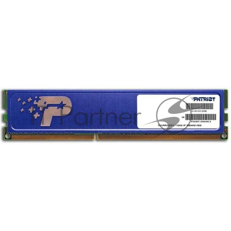 Модуль памяти Patriot DIMM DDR3 8GB (PC3-12800) 1600MHz PSD38G16002