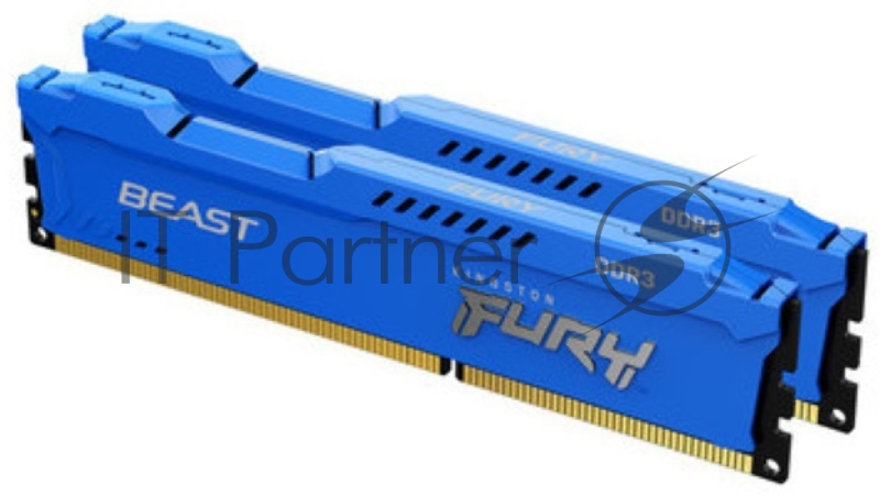 Память оперативная Kingston 16GB 1866MHz DDR3 CL10 DIMM (Kit of 2) FURY Beast Blue