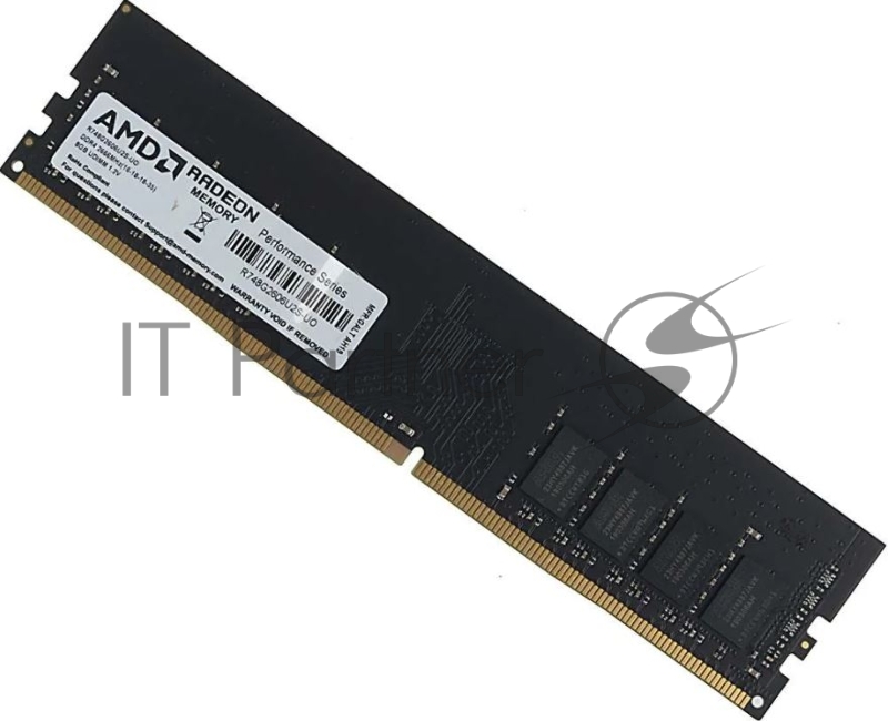 Модуль памяти AMD Radeon 8GB DDR4 2666 DIMM (R748G2606U2S-UO) Performance Series, 1.2V, Non-ECC, CL16, Bulk