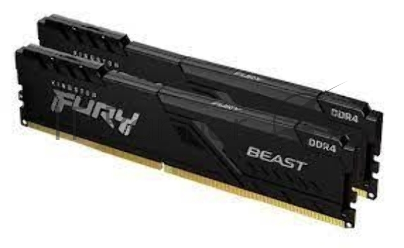 Оперативная память Kingston 16GB 3200MHz DDR4 CL16 DIMM (Kit of 2) FURY Beast Black