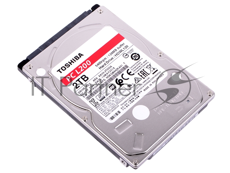 Жесткий диск Toshiba SATA-III 2Tb HDWL120UZSVA L200 (5400rpm) 128Mb 2.5