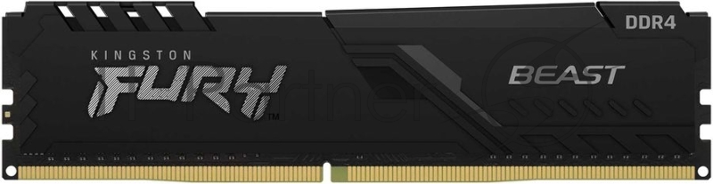 Память оперативная Kingston 4GB 2666MHz DDR4 CL16 DIMM FURY Beast Black