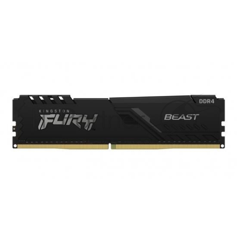 Память оперативная Kingston 4GB 2666MHz DDR4 CL16 DIMM FURY Beast Black