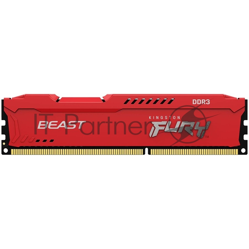 Оперативная память Kingston DRAM 4GB 1866MHz DDR3 CL10 DIMM FURY Beast Red EAN: 740617318036