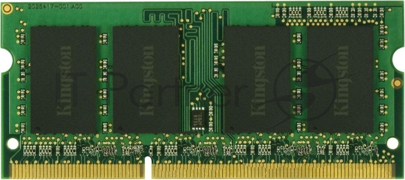 Модуль памяти Kingston SO-DIMM DDR3 2Gb 1600MHz Kingston KVR16S11S6/2 RTL PC3-12800 CL11 204-pin 1.5В