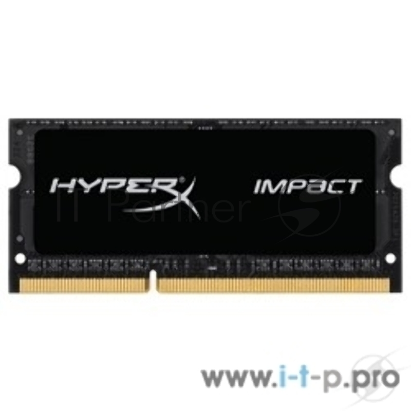 Модуль памяти Kingston SO-DIMM DDR3L 4GB 2133MHz CL11 1.35V HyperX Impact Black, EAN:740617241662
