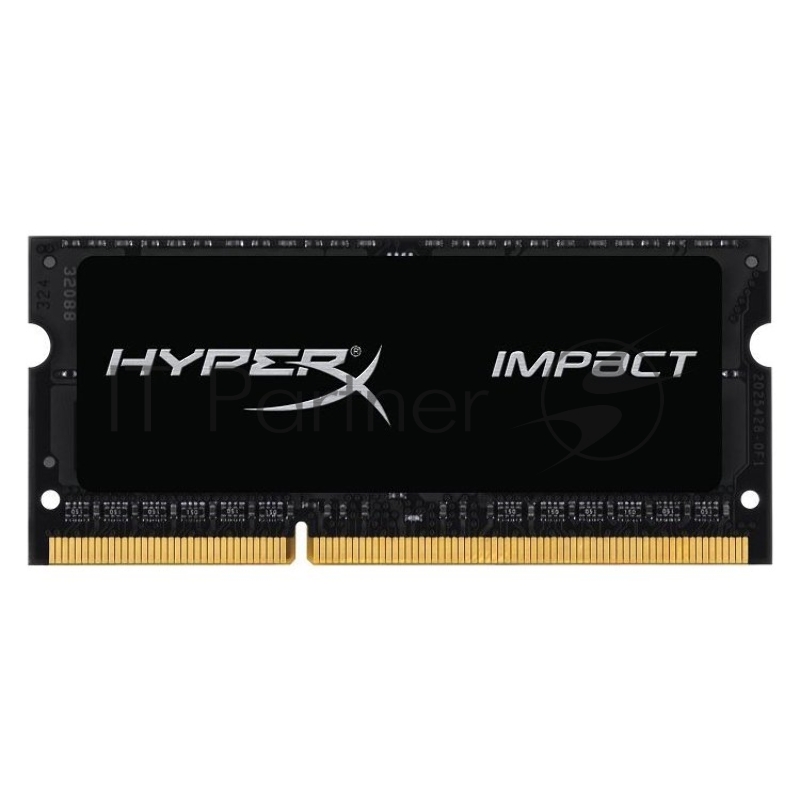 Модуль памяти Kingston SO-DIMM DDR3L 4GB 2133MHz CL11 1.35V HyperX Impact Black, EAN:740617241662