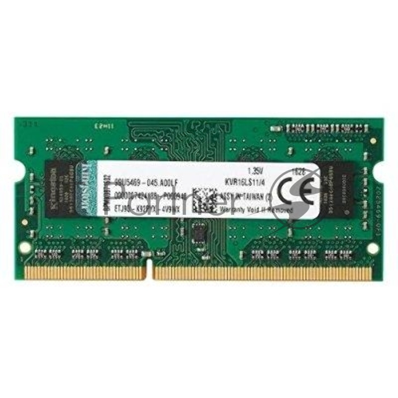 Модуль памяти Kingston DDR3L 4GB (PC3-12800) 1600MHz CL11 1.35V SO-DIMM