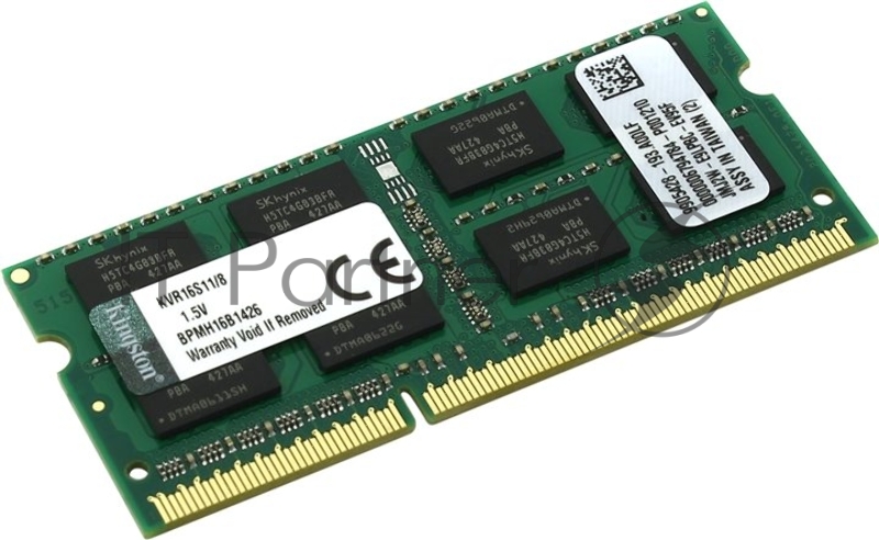Память оперативная Kingston 8GB 1600MHz DDR3 Non-ECC CL11 SODIMM (Select Regions ONLY)