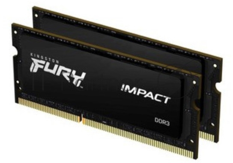 Память оперативная Kingston 16GB 1600MHz DDR3L CL9 SODIMM (Kit of 2) 1.35V FURY Impact