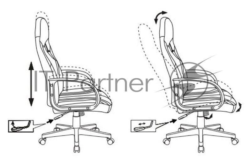 Кресло игровое Бюрократ ZOMBIE RUNNER черный/зеленый искусственная кожа крестовина пластик