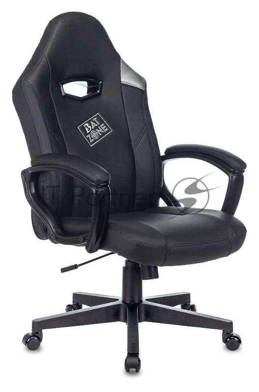 Кресло игровое Zombie HERO BATZONE черный искусственная кожа с подголов. крестовина пластик