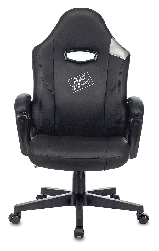 Кресло игровое Zombie HERO BATZONE черный искусственная кожа с подголов. крестовина пластик