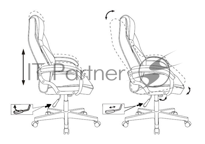 Кресло игровое Zombie HERO JOKER черный/фиолетовый искусственная кожа с подголов. крестовина пластик