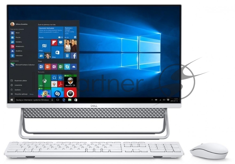 Моноблок Dell Inspiron 5400 23.8 Full HD i5 1135G7/8Gb/SSD512Gb/MX330 2Gb/Windows 10 Professional/WiFi/BT/клавиатур 1920x1080
