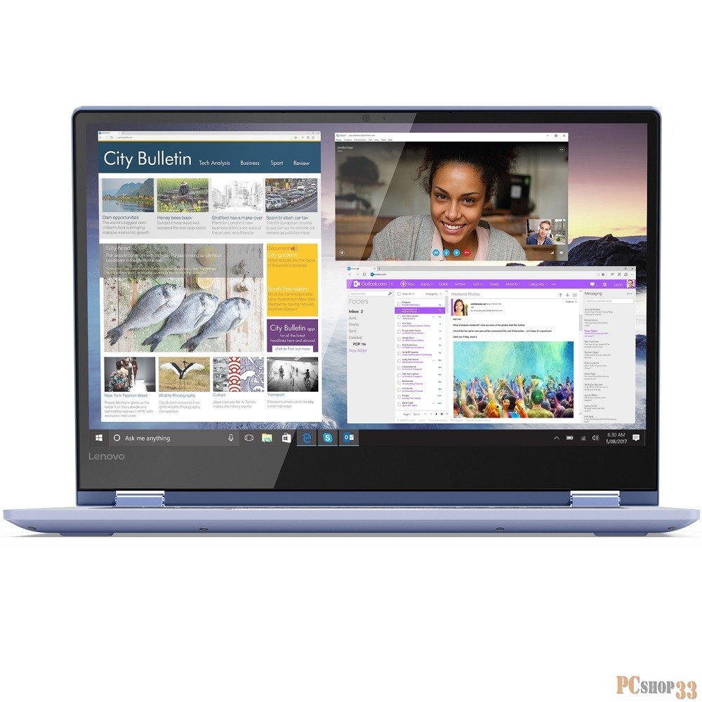 Ноутбук Lenovo Yoga 530-14IKB 81EK008XRU blue 14